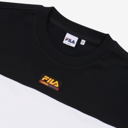 Fila New Logo Block One-on-one - Naisten Hoodie - Mustat | FI-23129